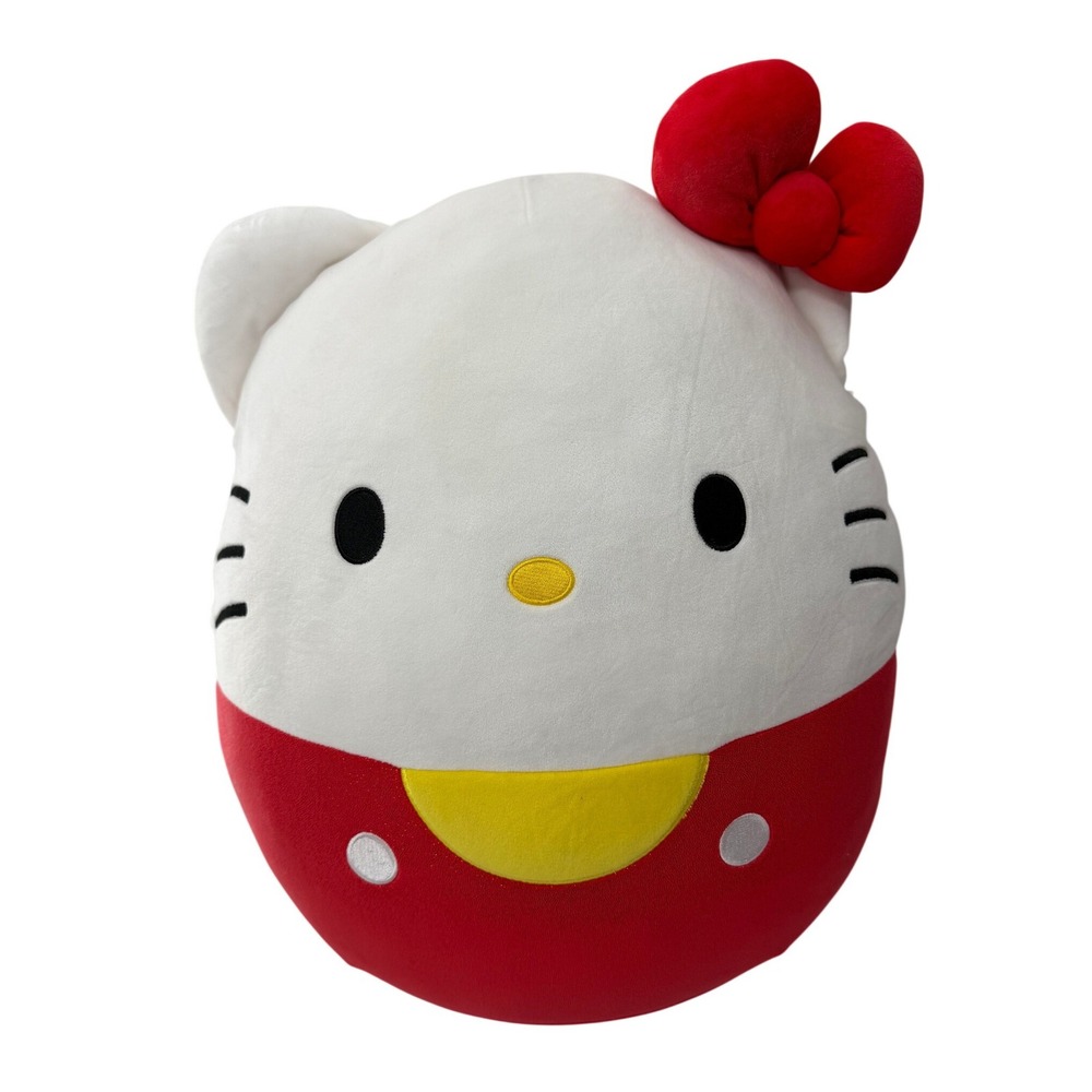 Squishmallows Hello Kitty Plush 20 Inch Sanrio Red White Large Stuffed Toy Jumbo
